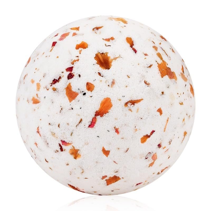 Bath Salt Balls, Essential Oil from Rose Plants, moisturize Dry Skin, Suitable for Both Men and Women (100g Milk Rose)