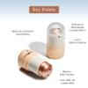 ENTROPY MAKEUP Cool Stick Body Highlighter Golden Hour, 70% Water-Rich Skincare Formula, Jelly Gel Texture, Crystal Silver & Gold Pearl Glow, Lightweight Cooling Hydration, Compact Precise Application view 3