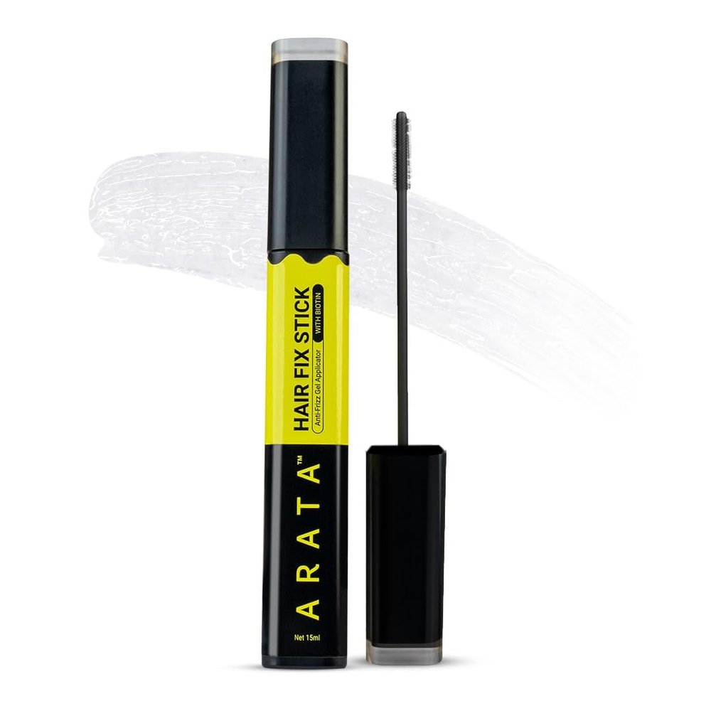 A.R.A.T.A Hair Fix Stick, Anti-Frizz Gel Applicator, 15ml, Black