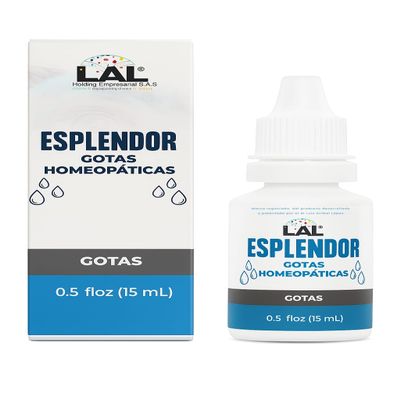 Gotas para los ojos Esplendor lAL  Gotas Homeopticas para Ojos Secos, Hidratacin y Lubricacin Ocular, Frescura Visual y Alivio de Irritacin, Ardor, Cansancio y Fatiga por Pantallas  15 mL