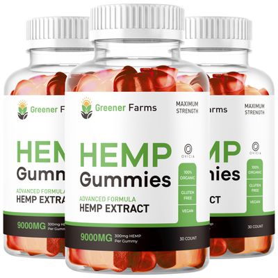 (3 Pack) Greener Farms Gummies, Official GreenerFarms Full Gummies Formula Reviews, 90 Gummies for 3 Months