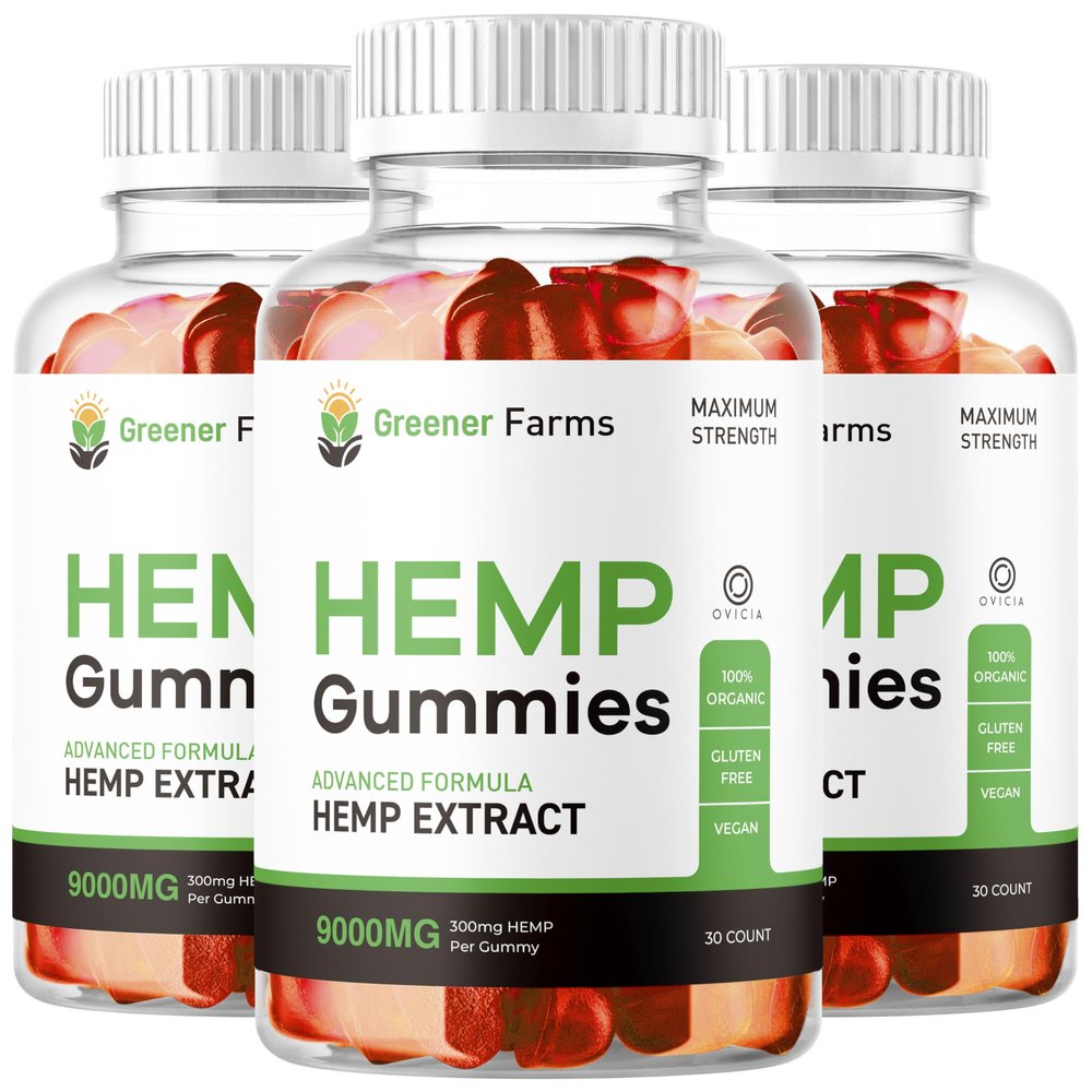(3 Pack) Greener Farms Gummies, Official GreenerFarms Full Gummies Formula Reviews, 90 Gummies for 3 Months