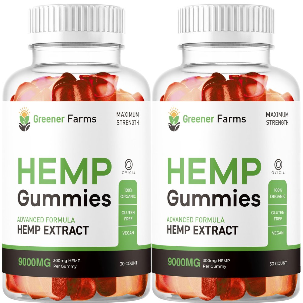 (2 Pack) Greener Farms Gummies, Official GreenerFarms Full Gummies Formula Reviews, 60 Gummies for 2 Months