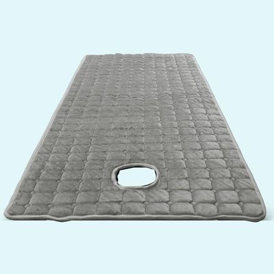 LDLCYCN Grey(s),60x180cm, Massage Table Mattress Pad with Breathing Hole Spa Bed Pad with Elastic Band Non-Slip Lash Bed Cushion Spa Massage Sheet Bed Pad for Home Hotel Beauty Salon Washable