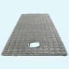 LDLCYCN Grey(s),60x180cm, Massage Table Mattress Pad with Breathing Hole Spa Bed Pad with Elastic Band Non-Slip Lash Bed Cushion Spa Massage Sheet Bed Pad for Home Hotel Beauty Salon Washable view 1