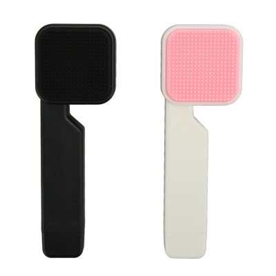 Double Sided Facial Cleansing Applicator | Soft Fiber Tips Exfoliator & Pore Refiner for Oily Skin | Ergonomic Long Handle Face Scrubber/Massager/Supports - Aging Tool | 2 Pack