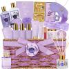 35 Pcs Christmas Gifts for Women, Lavender Bath and Body Gift Basket, Facial Skin Care Set, Spa Kit, Self-Care Set, Face Sheet Mask, Necklace, Birthday Present, Valentines, Mother Day, Bridal Shower view 1