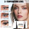 Heated Eyelash Curlers - 2 in 1 Clip- Type Heated lash Curler Best Seller Electric Eyelash Curler LED Display 3 Temp Settings for Makeup Tools USB Rechargeable Natural Curling 24H Long Lasting 6A view 2