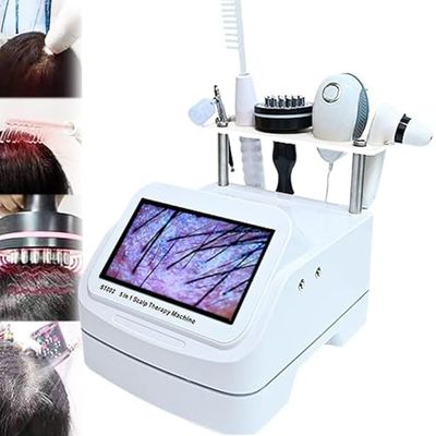 SXXZYAZJ Hair Analyzer, 5-in-1 Hair Loss Scalp Massager & Follicle Detector for Scalp Analysis, Ideal for Salon & Home Use