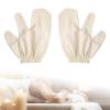 Bath Scrubbing Glove Massage Gloves Soft Bathing Accessories Shower Towel Sturdy Body Scrubber Towel Bath Glove for Household- Double view 2