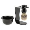 3 in 1 Shaving Brush Set Cleaning Tool Shaving Frame Base Stand Holder + Soap view 1