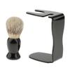 3 in 1 Shaving Brush Set Cleaning Tool Shaving Frame Base Stand Holder + Soap view 4