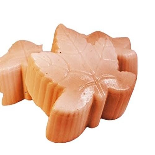 2 - Large Leaf Shape - Vanilla Almond Scented Shea Butter & Goatmilk Soaps - 1889 Soap