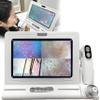 11 Inch HD LCD Screen Skin Hair Scalp Detector Digital Skin Diagnosis Hair Analyzer Scalp Hair Follicle Detector Oil Moisture Analyzer with Double Heads view 1