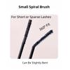Black Mascara with Small Brush for Fine Short/Sparse Lash, Lengthening, Smudge-proof, Waterproof, No-clumping view 2