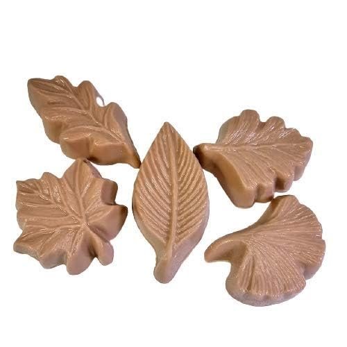 5 pc Guest Sized Leaf Shape - Harvest Scentd Shea Butter & Goatmilk Soaps