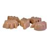 5 pc Guest Sized Leaf Shape - Harvest Scentd Shea Butter & Goatmilk Soaps view 2