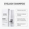 Eyelash Extension Cleansing Foam - 3.4 fl.oz Lash Shampoo with Applicator Brush, Safe Makeup Remover for Extension & Natural Lashes, Oil-Free Foaming Formula view 3