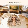 UNICE Ombre Sandy Blonde Human Hair Wig Body Wave 13x4 Lace Front Wigs Human Hair Glueless Pre Plucked Pre Cut Pre Everything Wigs for Women Natural Hairline 150% Density 18 inch view 2