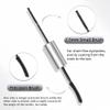 2 In 1 Waterproof Mascara with Small and Precision Brush for Short/Fine Eyelashes, Dual-Ended Tubing Black Mascara, Long Lasting, Length, No Clumping and Thickening view 2