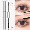 2 In 1 Waterproof Mascara with Small and Precision Brush for Short/Fine Eyelashes, Dual-Ended Tubing Black Mascara, Long Lasting, Length, No Clumping and Thickening view 3