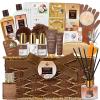 35 Pcs Coconut Vanilla Spa Gift Basket for Women & Men, Face Skin Care Set, Bath & Body Set, Self Care Pamper Kit, Diffuser, Bath Bomb, Birthday, Christmas, Valentines, Mother Day, Anniversary view 1