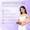 Lymphatic Drainage MassagerHelp Reduce Stretch Mark, Cellulite, for Belly Neck Leg Hip Arm Improves Absorption of Skincare Body Oil Serum, Stretch Mark Creams and Stretch Mark Lotions (Purple) view 2