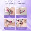 Lymphatic Drainage MassagerHelp Reduce Stretch Mark, Cellulite, for Belly Neck Leg Hip Arm Improves Absorption of Skincare Body Oil Serum, Stretch Mark Creams and Stretch Mark Lotions (Purple) view 4