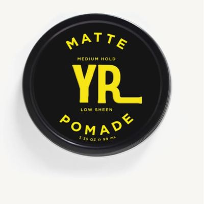 Matte Hair Pomade  Medium Hold, No Sheen, For All Hair Types, Mineral Oil & Paraben Free, Phthalate & Sulfate Free, Water-Based, 3.35 oz (Pack of 1)