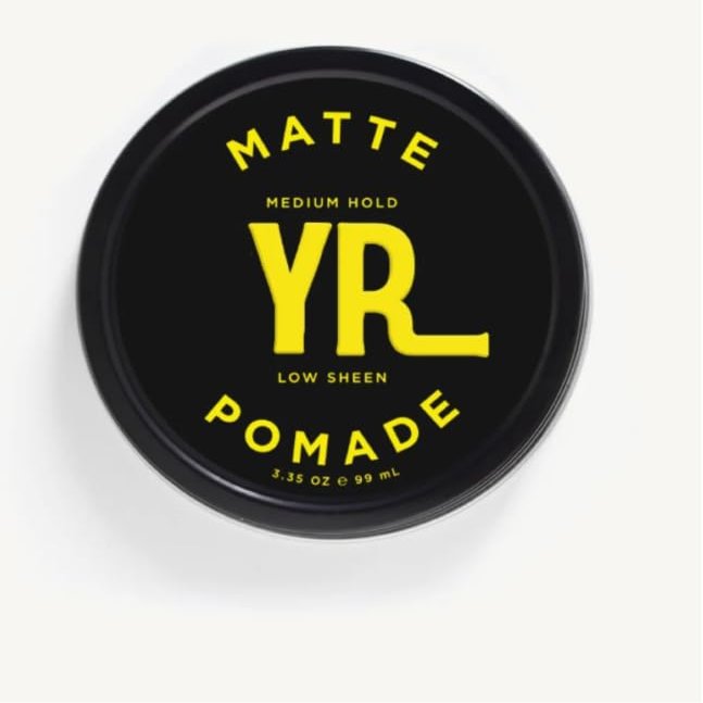 Matte Hair Pomade  Medium Hold, No Sheen, For All Hair Types, Mineral Oil & Paraben Free, Phthalate & Sulfate Free, Water-Based, 3.35 oz (Pack of 1)