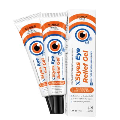 Stye Eye Relief Gel with Tea Tree Oil,Calendula & Vitamin EGentle Soothing Serum for Styes,Chalazion & Blepharitis,Soothing Eyelid & Under Eye Care for Redness,Irritation & Puffiness,1.4oz,2PCS