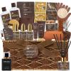 36 Pcs Christmas Gifts For Men, Sandalwood Bath & Body Gift Basket, Beard Grooming Set, Face Skin Care Kit, Men Home Spa Gift, Bath Bomb, Bear Oil, Birthday, Valentines, Father's Day, Dad, Anniversary view 1