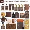 36 Pcs Christmas Gifts For Men, Sandalwood Bath & Body Gift Basket, Beard Grooming Set, Face Skin Care Kit, Men Home Spa Gift, Bath Bomb, Bear Oil, Birthday, Valentines, Father's Day, Dad, Anniversary view 3