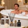 36 Pcs Christmas Gifts For Men, Sandalwood Bath & Body Gift Basket, Beard Grooming Set, Face Skin Care Kit, Men Home Spa Gift, Bath Bomb, Bear Oil, Birthday, Valentines, Father's Day, Dad, Anniversary view 4
