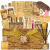 35 Pcs Christmas Gifts For Women, Honey & Almond Bath & Body Gift Basket, Face Skin Care Kit, Home Spa Gift Set, Self-Care Kit, Necklace, Bath Bomb, Birthday, Valentines, Mother Day, Anniversary view 1
