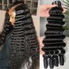 Lemoda 14Inch 1PC/lot Burmese Loose Deep Wave Curly Virgin Human Hair Bundles Spriral Curly Ends Top Quanlity Unprocessed Raw Human Hair Extensions view 1