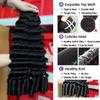Lemoda 14Inch 1PC/lot Burmese Loose Deep Wave Curly Virgin Human Hair Bundles Spriral Curly Ends Top Quanlity Unprocessed Raw Human Hair Extensions view 2