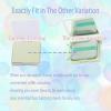 Benepoint Oil Blotting Sheets for Face, 300Pcs Face Blotting Papers for Oily Skin with Mirror & Makeup Puff, Natural Bamboo Charcoal Oil Control Film with little Storage Box (300 Sheets Green Refills) view 3