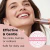 Kradaa Facial Hair Removal for Women: Electric Face Razor with LED Light - Painless & Instant Results Mini Shaver for Travel Use (Rose Gold) view 2