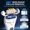 10 in 1 Professional Electric Foot Callus Remover, Callus Remover for Feet Pedicue Kit, IPX7 Waterproof Electric Callus Remover for Feet for Dead Hard Cracked Dry Skin Care view 4