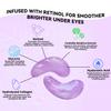 Maskiss Retinol Under Eye Patches (24 Pairs), Purple Eye Masks for Dark Circles, Puffy Eyes & Wrinkles, Firming Collagen Eye Patches, Vegan Cruelty-Free Skincare Gifts for Her view 4