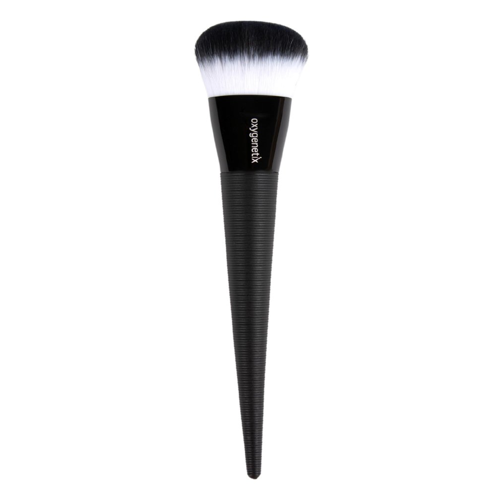 Oxygenetix Foundation Brush | Vegan Bristles & Plant Fiber Handle | Multi-Use Makeup Applicator for Foundation, Blush & Bronzer Blending