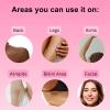 YXKJZHF Lunia Shaver + Free Exfoliating Glove, Dual Head Bikini Trimmer for Women, IPX7 Waterproof Wet & Dry, Body Hair Trimmer (Pink) view 4