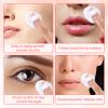 12 Pack Mini Powder Puffs, Velvet Finger Powder Puffs Small Round 1.5 Inches Fingers Setting Powders Puff for Face Makeup Sponges Finger for Foundation Setting(Black+Nude) view 3