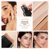 2PCS Long-Lasting Concealer Foundation Stick, Full Coverage Foundation Stick, 2-in-1 Contouring foundation with Brush, Cover Blemishes for All Skin Types (04#Wheat) view 3