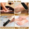 2Pcs Foot File for Dead Skin, Foot Callus File with Wood and Plastic Handle, Feet Rasp Scrubber for Hard Skin, Pedicure Surface Tool view 4