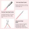 4Pcs Set Nail Enhancement Dead Skin Remover Push Scissors, Stainless Steel Cuticle Pusher Nippers Corrector Tool Manicure Pedicure Care Kit view 3