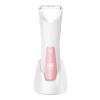 TEENOVA Groin & Body Hair Trimmer for Men, Electric Mens Ball Pubic Full Body Shavers Clippers with Dual Replaceable Ceramic Blade Heads, Body Razor Groomer Remover (Pink) view 1