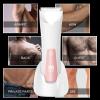 TEENOVA Groin & Body Hair Trimmer for Men, Electric Mens Ball Pubic Full Body Shavers Clippers with Dual Replaceable Ceramic Blade Heads, Body Razor Groomer Remover (Pink) view 4