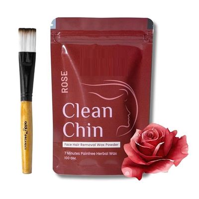 3.5oz Face Wax Powder for Women (Rose) 100g